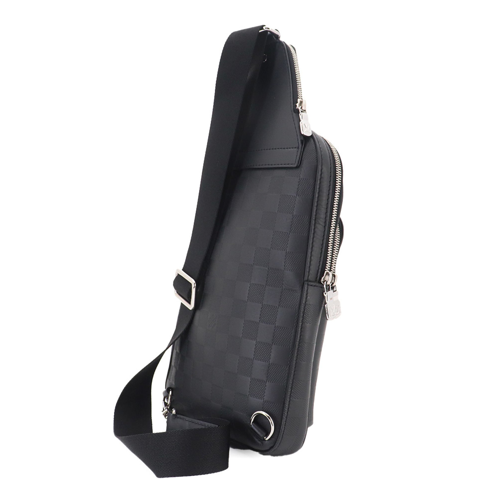 Louis Vuitton Damier Infini Avenue Sling Handbag Body Black N45303 RFID Bag — Like New