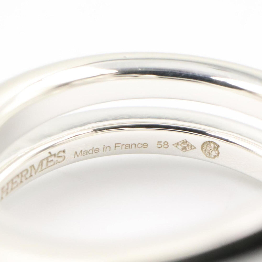 Hermes Chaine d'Ancre Punk Ring - Sterling Silver 925 Women's Ring/Finger Tone — Like New