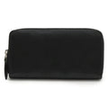 LOUIS VUITTON Monogram Mahina Zippy Wallet, Round Long Leather, Noir, Black, M61867