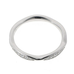 Chanel Camellia Collection Eternity Ring, Full Diamond, Pt950 Platinum, Size #9 — Like New