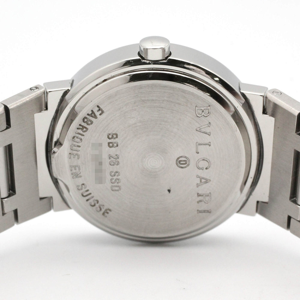 Bulgari BVLGARI Watch Stainless Steel Ladies Black BB26SSD — Very Good