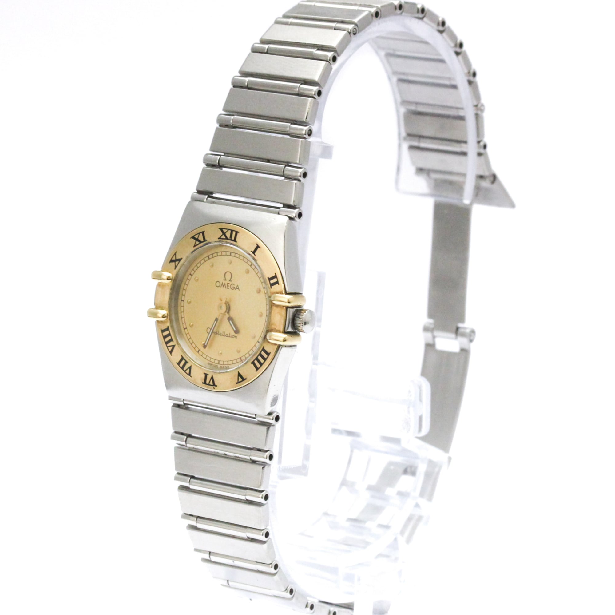 OMEGA Constellation 18K Gold Steel Ladies Watch 795.1080 Polished — Very Good