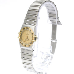 OMEGA Constellation 18K Gold Steel Ladies Watch 795.1080 Polished — Very Good