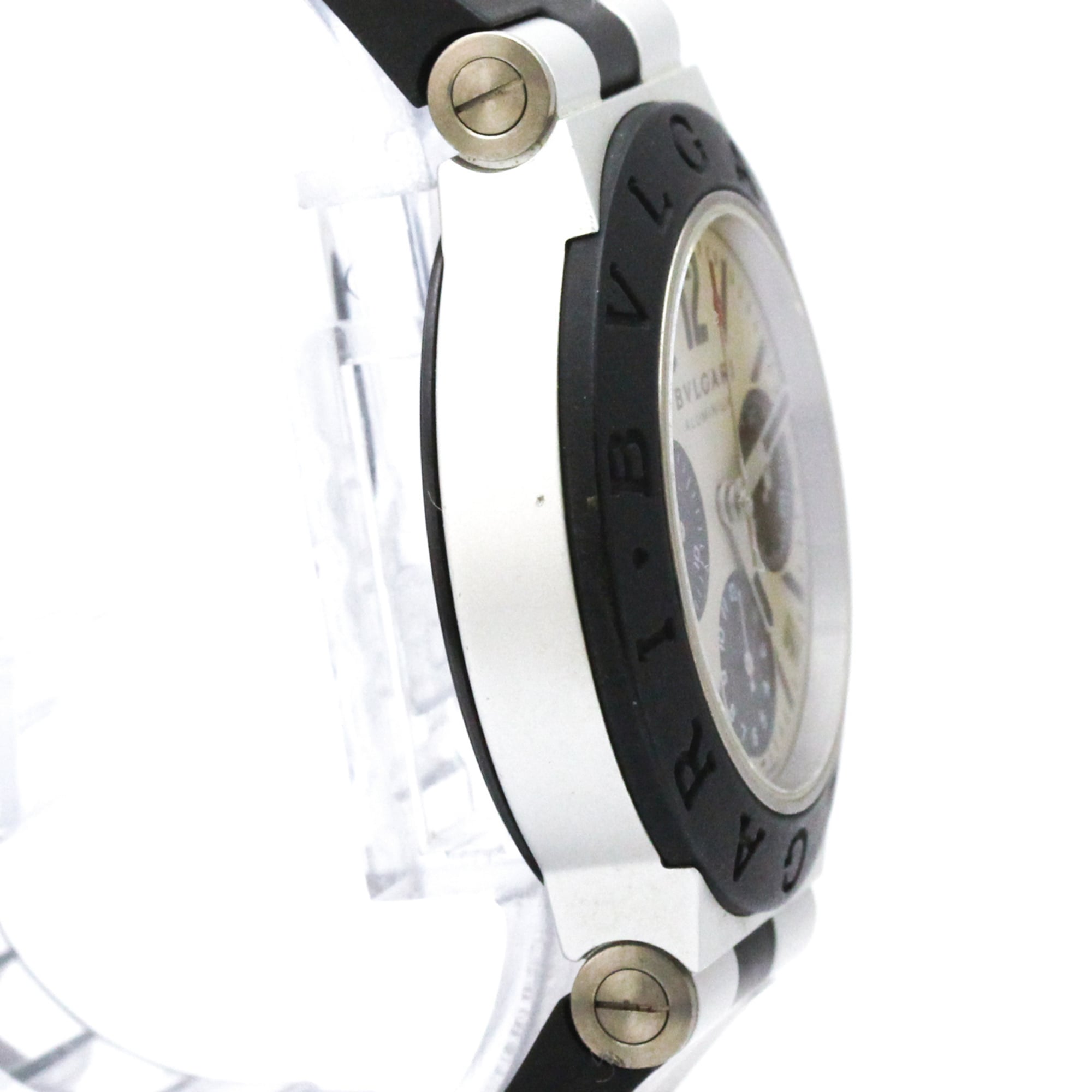 BVLGARI Aluminium Chronograph Automatic Mens Watch AC38TA — Very Good