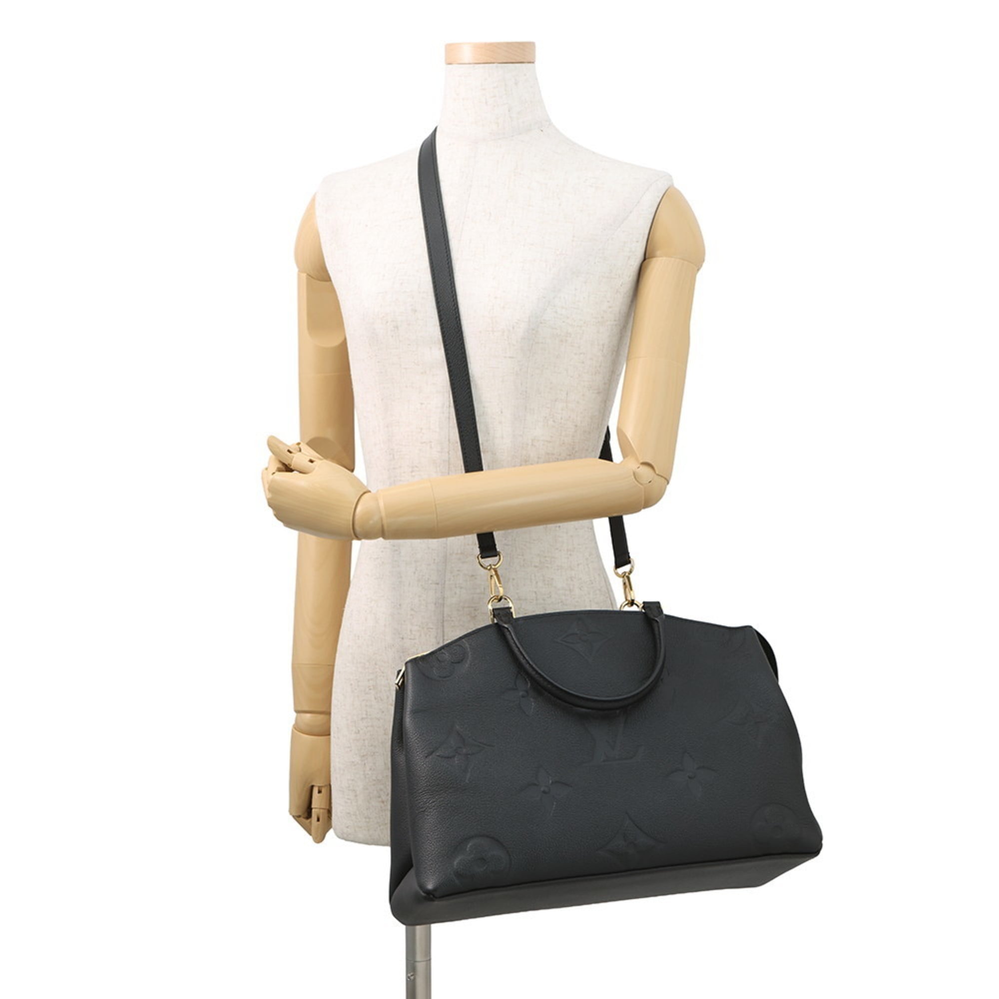 Louis Vuitton Monogram Empreinte Grand Palais MM Handbag M45811 2-way Shoulder Bag Black