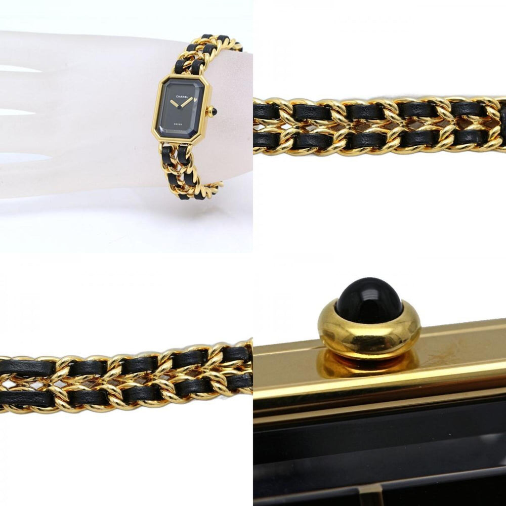 CHANEL Premiere Large Size H0001 483011003 Women's Watch GP (Gold Plated) x Leather 130518 — Very Good