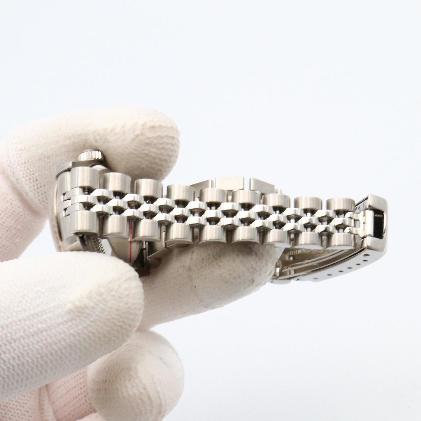 Rolex Datejust 10-Piece Ruby Y Series Watch, 18K White Gold (White Gold) Stainless Steel, Ruby, Women's, Silver, 79174NGR