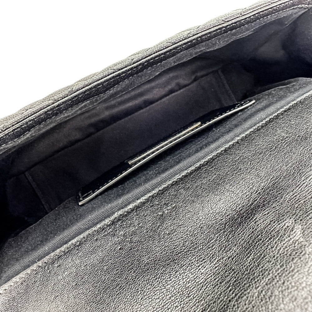 Yves Saint Laurent SAINT LAURENT PARIS Classic Small Satchel Leather Shoulder Bag 428125 Black Women's — Like New