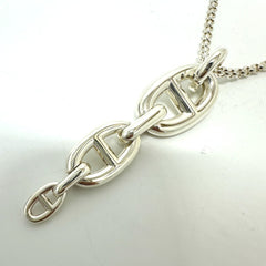 HERMES Hermes Angenera Necklace SV925 Women's Silver — Like New