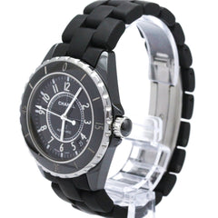 CHANEL J12 Ceramic Rubber Automatic Mens Watch H0684 Polished — Very Good
