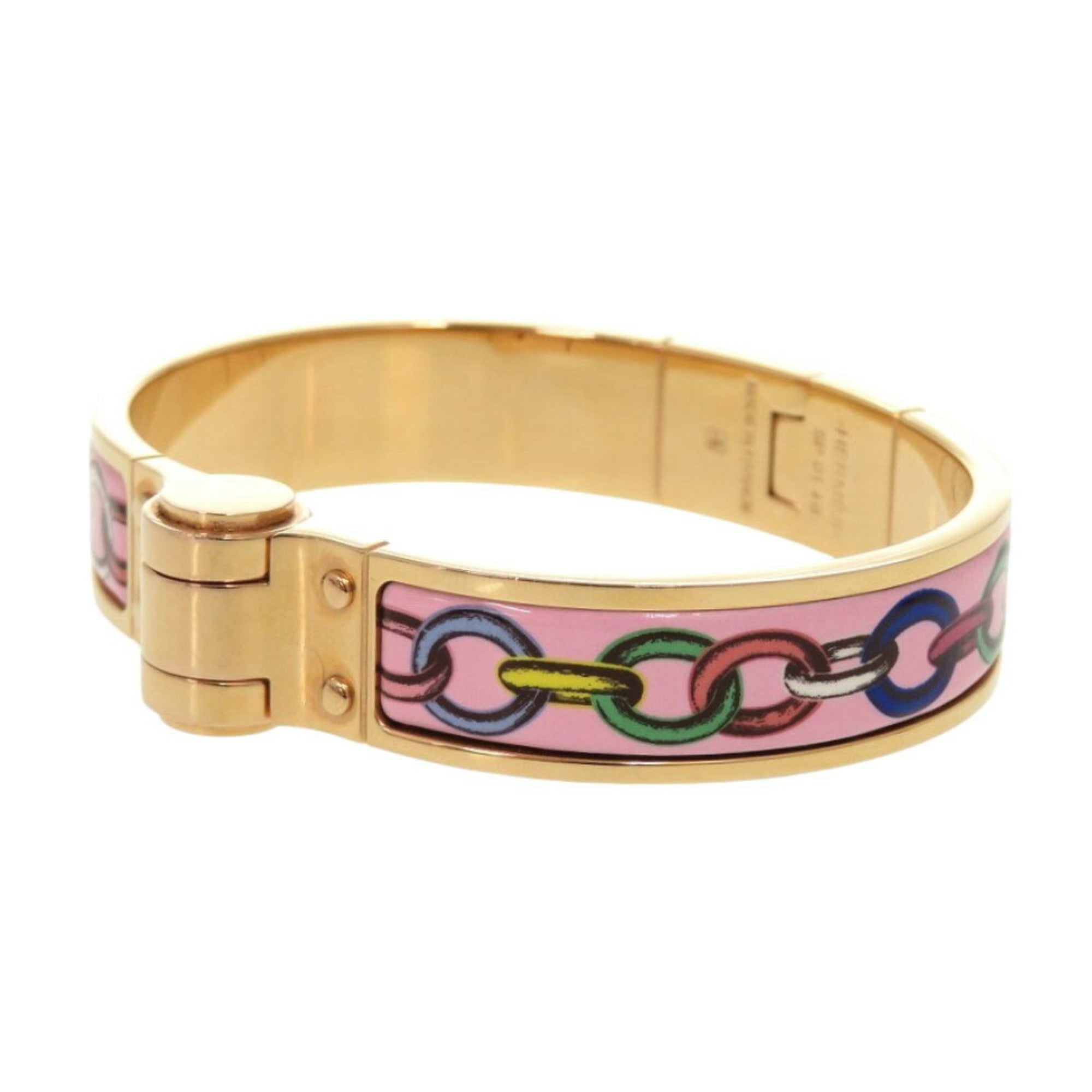 Hermes Charnier PM Bangle Metal Pink Gold Bracelet 0177HERMES — Like New