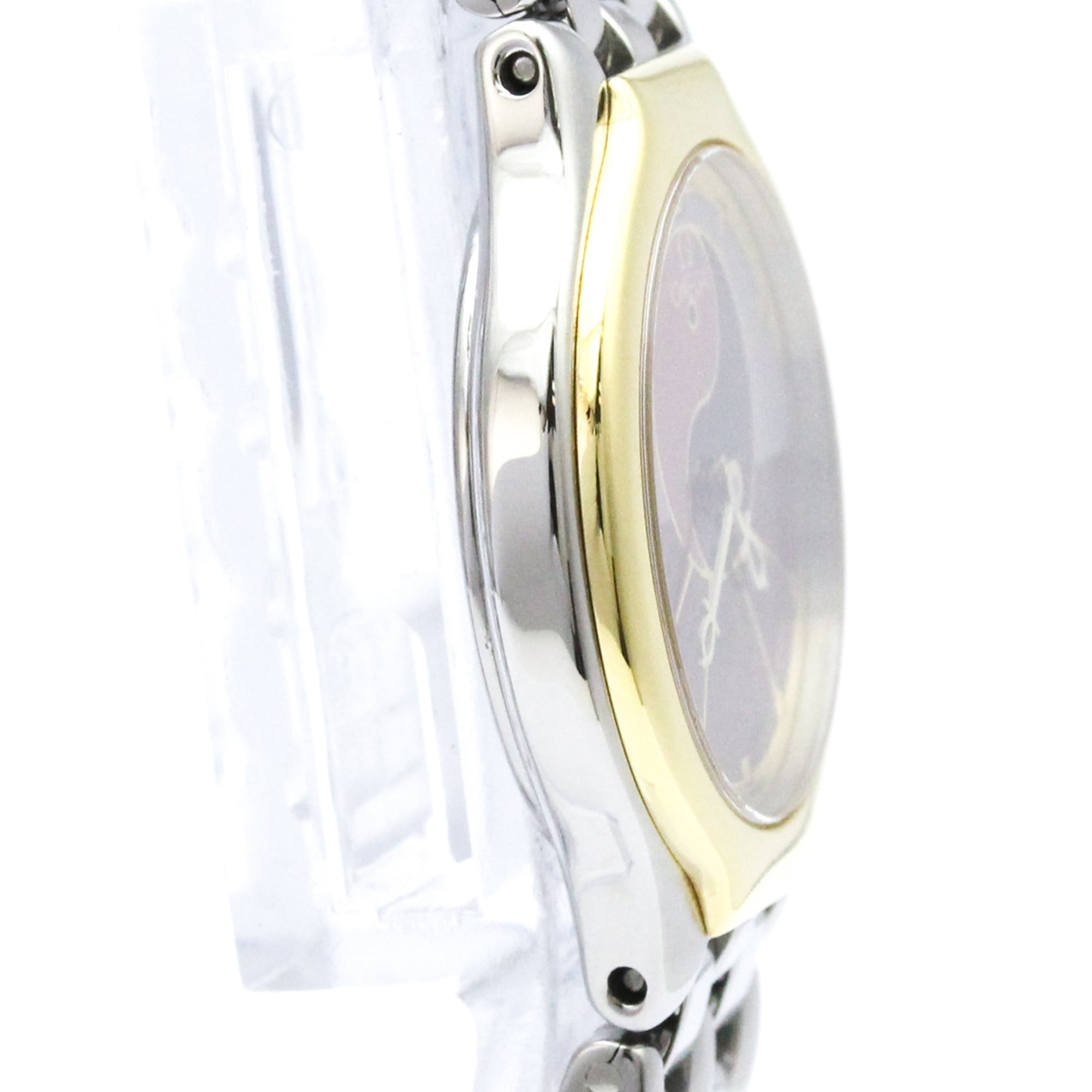 OMEGA De Ville Symbol 18K Gold Steel Quartz Ladies Watch 795.0901 Polished — Very Good