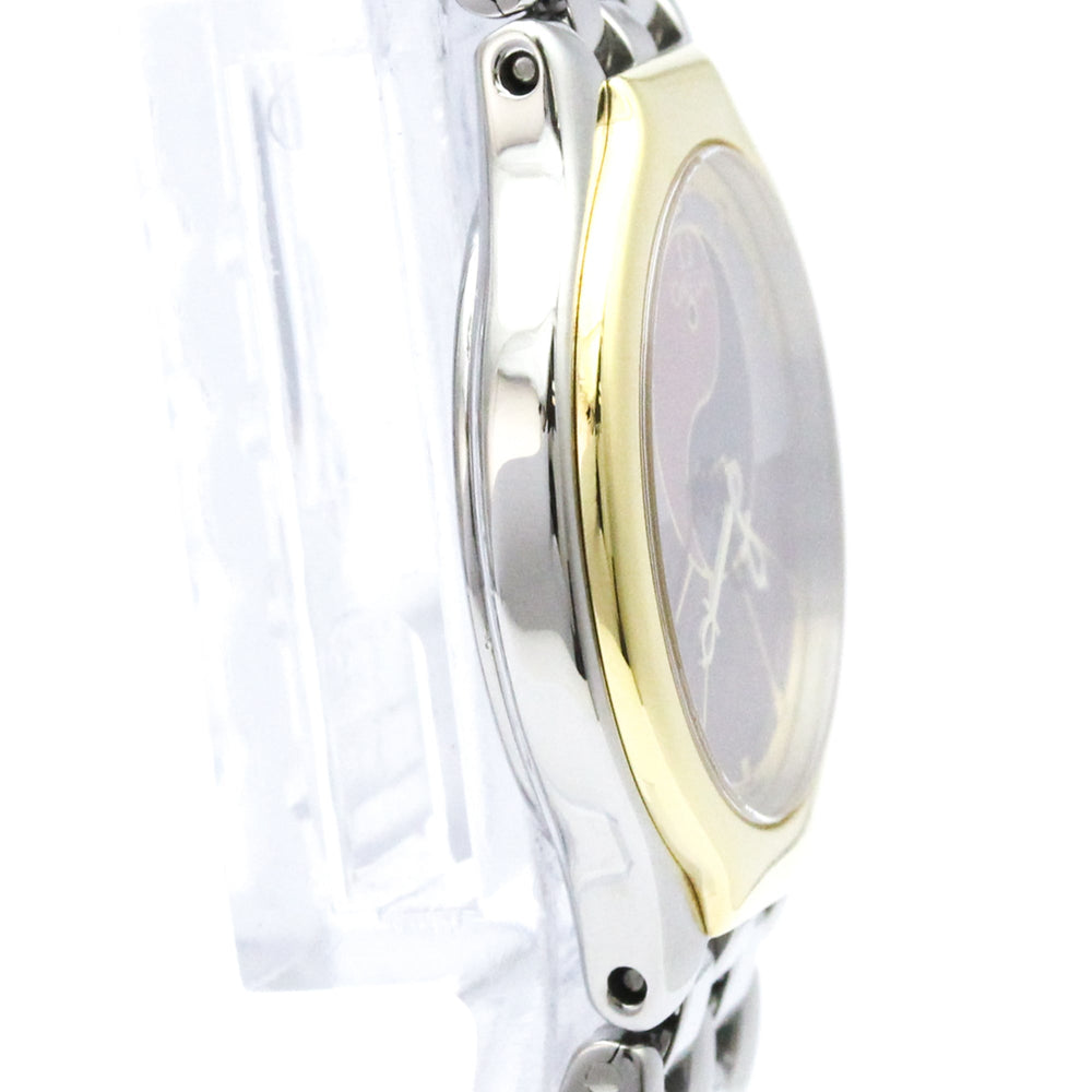 OMEGA De Ville Symbol 18K Gold Steel Quartz Ladies Watch 795.0901 Polished — Very Good