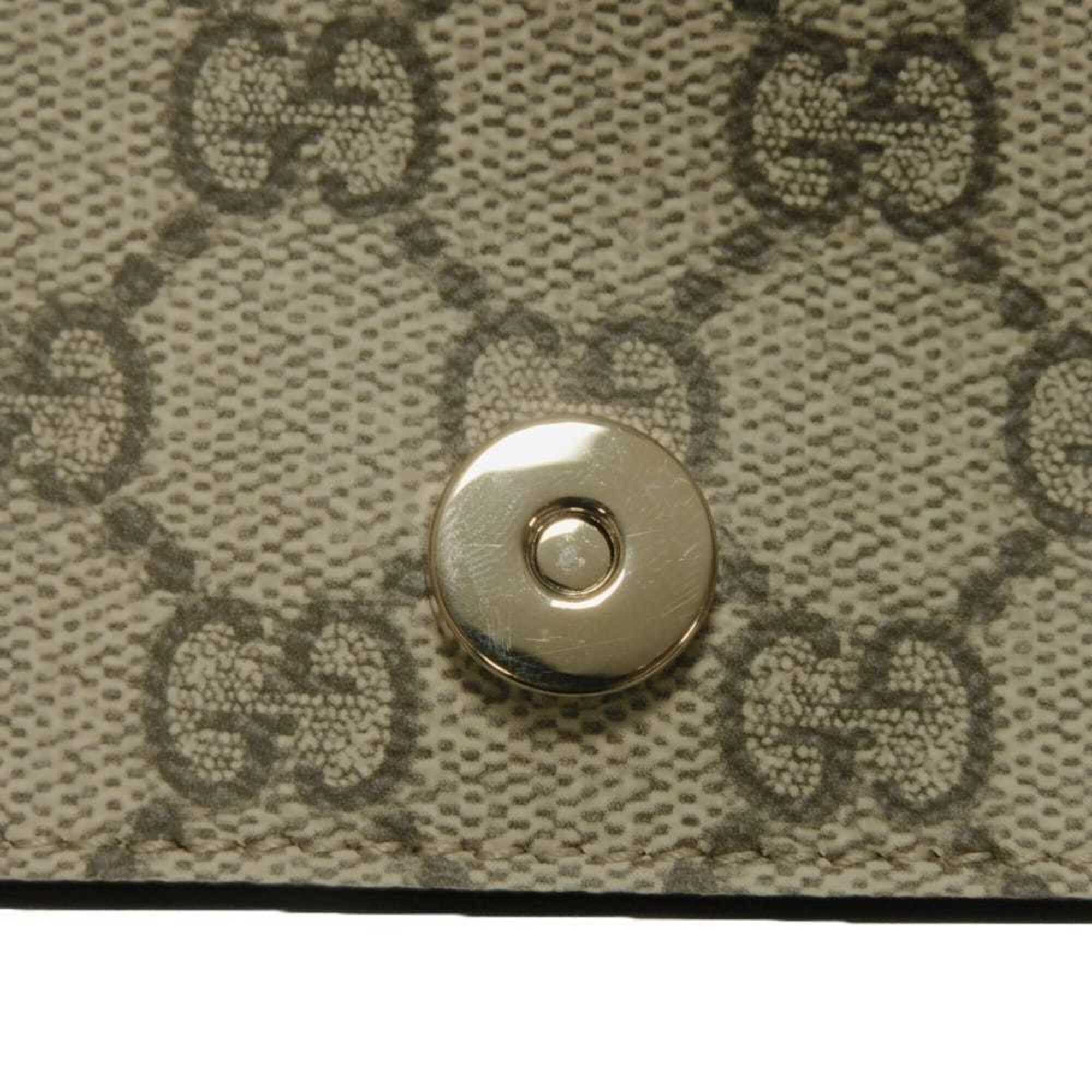 Gucci GUCCI Shoulder Bag GG Emblem Super Calf Black Web 2WAY Supreme Beige 820688 FAD6L 9741 Men's Women's — Like New