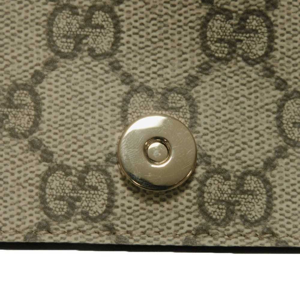 Gucci GUCCI Shoulder Bag GG Emblem Super Calf Black Web 2WAY Supreme Beige 820688 FAD6L 9741 Men's Women's — Like New