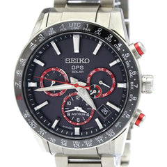 SEIKO Astron Ceramic Steel Radio Wave Control Solar Mens Watch SBXC017(5X53-0AF0) — New - Store Return