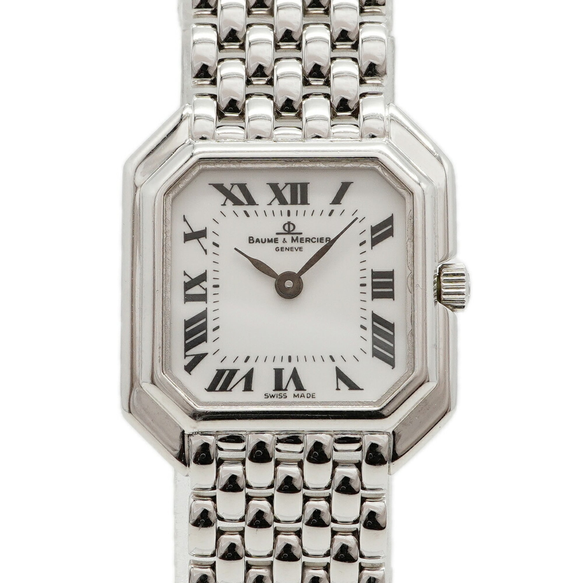 Baume & Mercier 750 WG 18259 White Dial Women's Watch — Good
