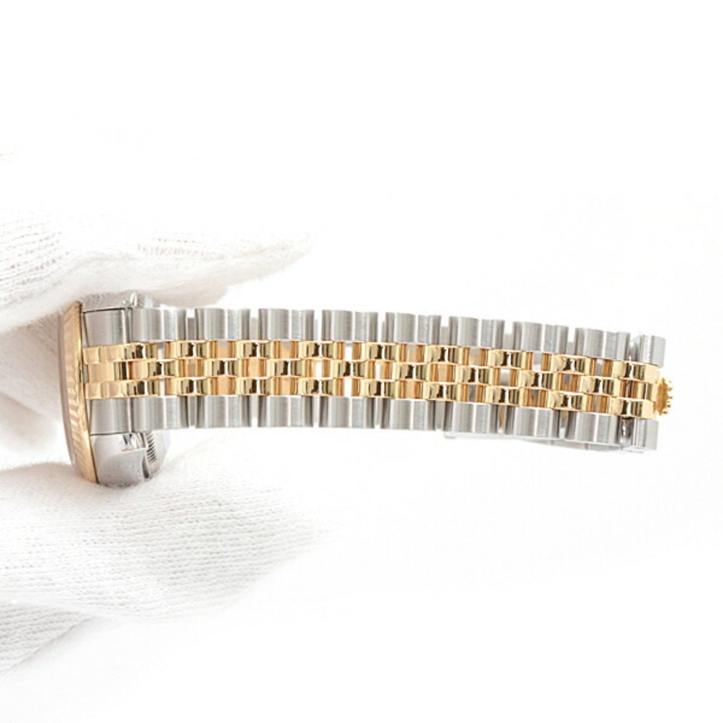 Rolex Watch Ladies Datejust 10P Diamond Automatic Y Series Computer Gold Dial SS x YG ROLEX 179143G