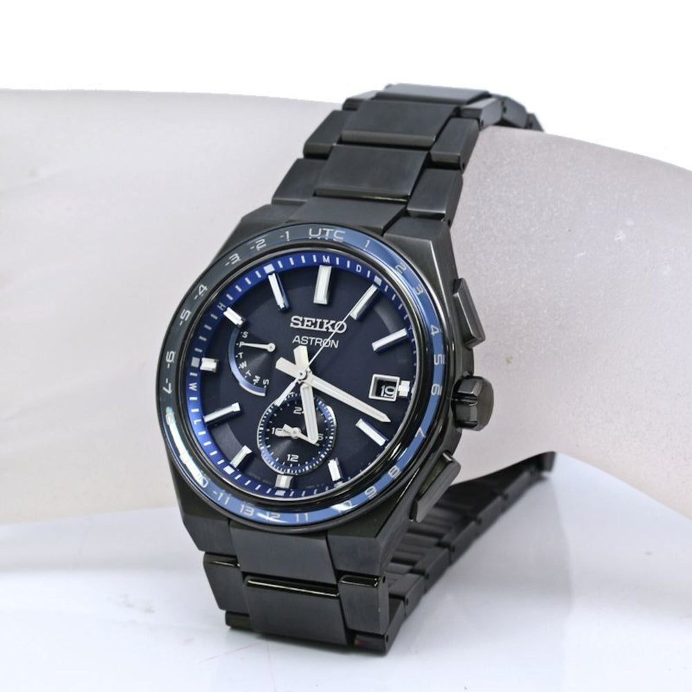 SEIKO Astron Nextar World Time Solar Radio-Controlled Watch SBXY041 8B63-0BB0 Men's Titanium 40473 — Like New