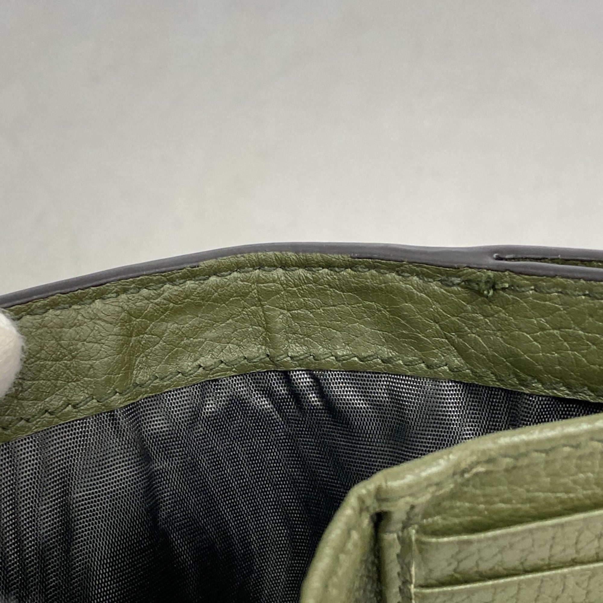 Gucci Men's Khaki Leather Wallet 835076