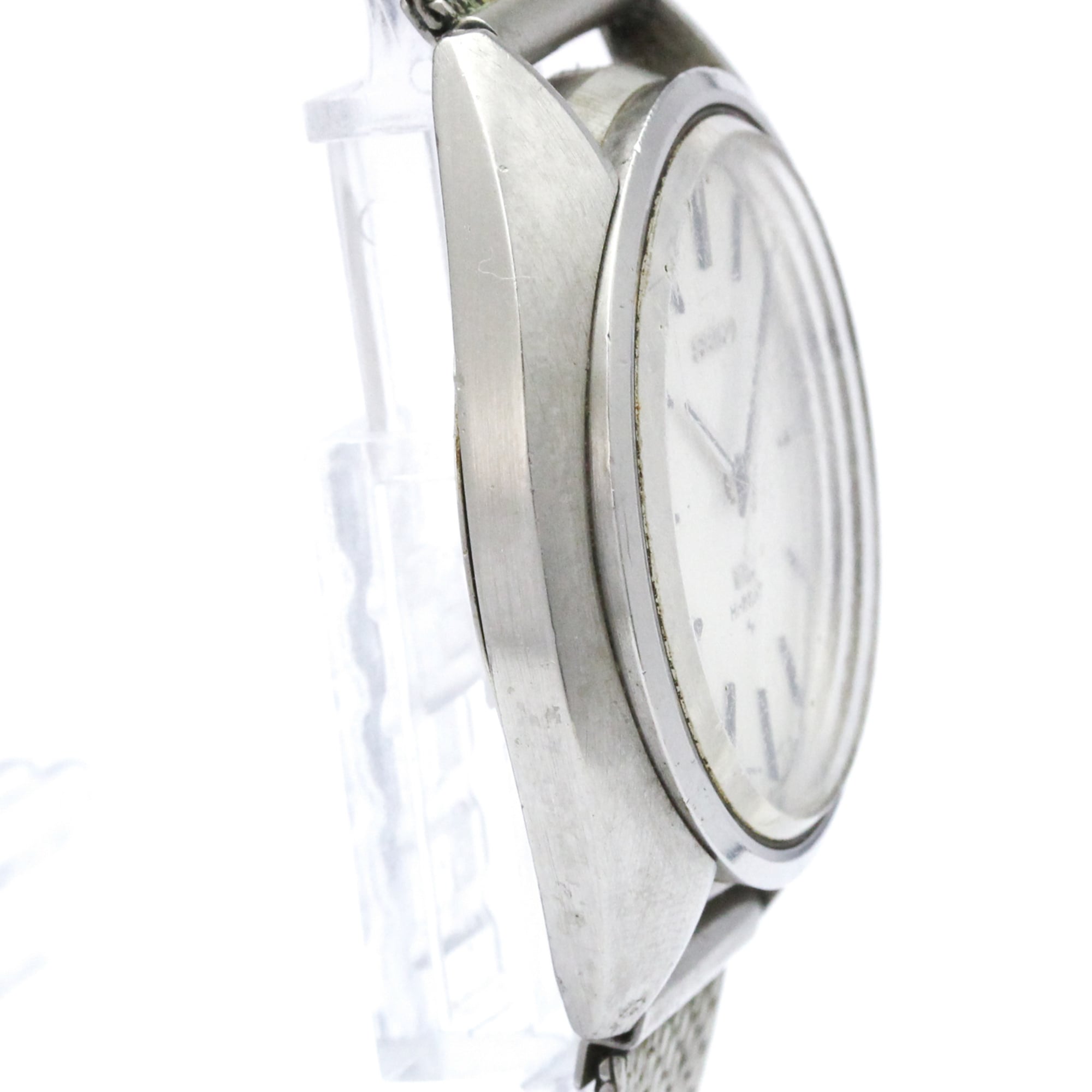 SEIKO King Seiko Steel Hand-Winding Mens Watch 45-7010 Vintage — Good