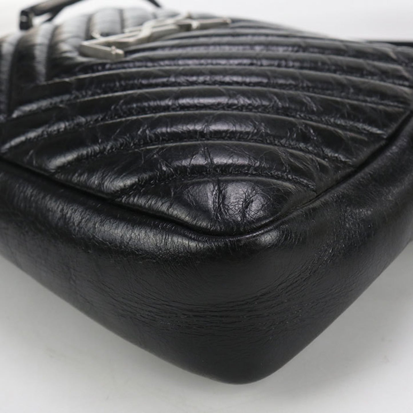 SAINT LAURENT Crossbody Shoulder Bag 468537 Camera Lou Women's Black