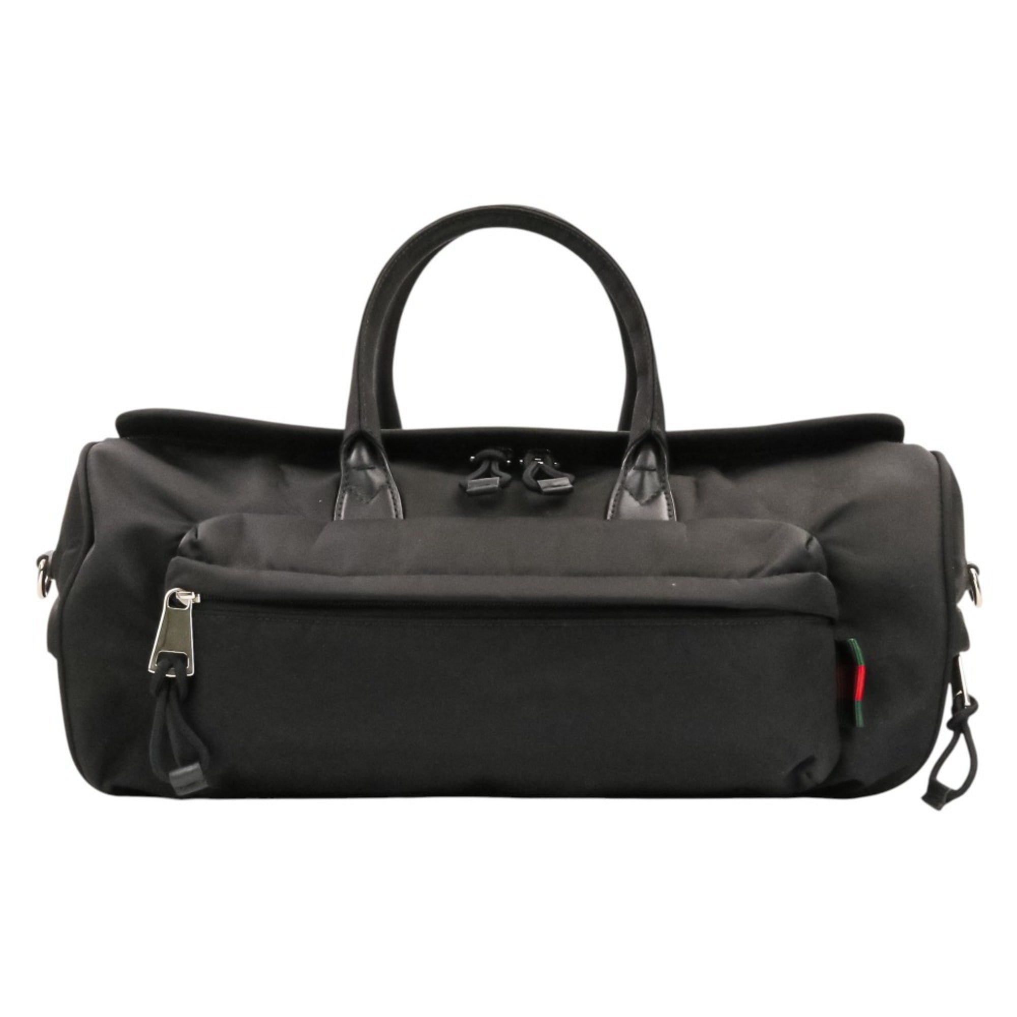 GUCCI Sherry Line Nylon 2-Way Boston Bag 800185 Black (Men's & Women's) — Like New
