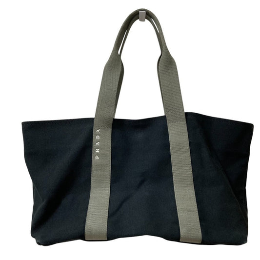 PRADA SPORT Prada Sport Canvas Tote Bag 4VA368 Black Women's