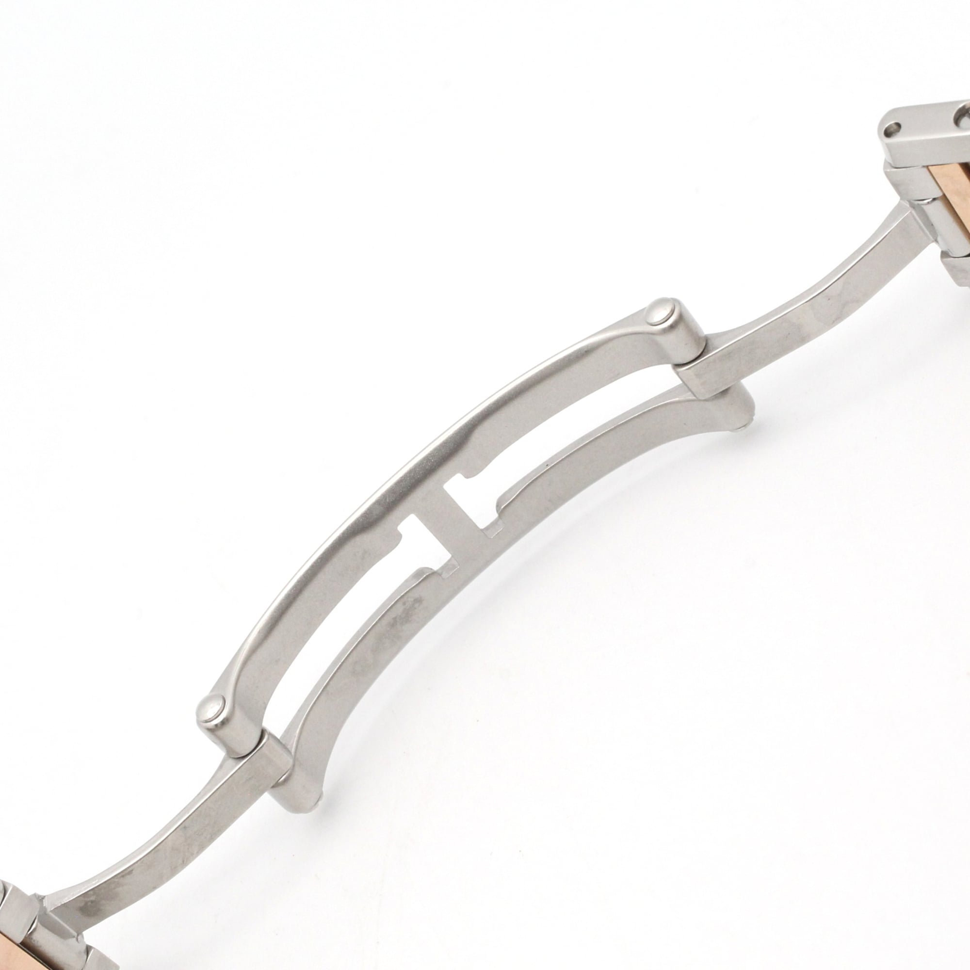 Cartier Tank Française SM Watch, 18K Pink Gold (PG), Stainless Steel, Ladies', Tone, Shell, W51027Q4 — Very Good