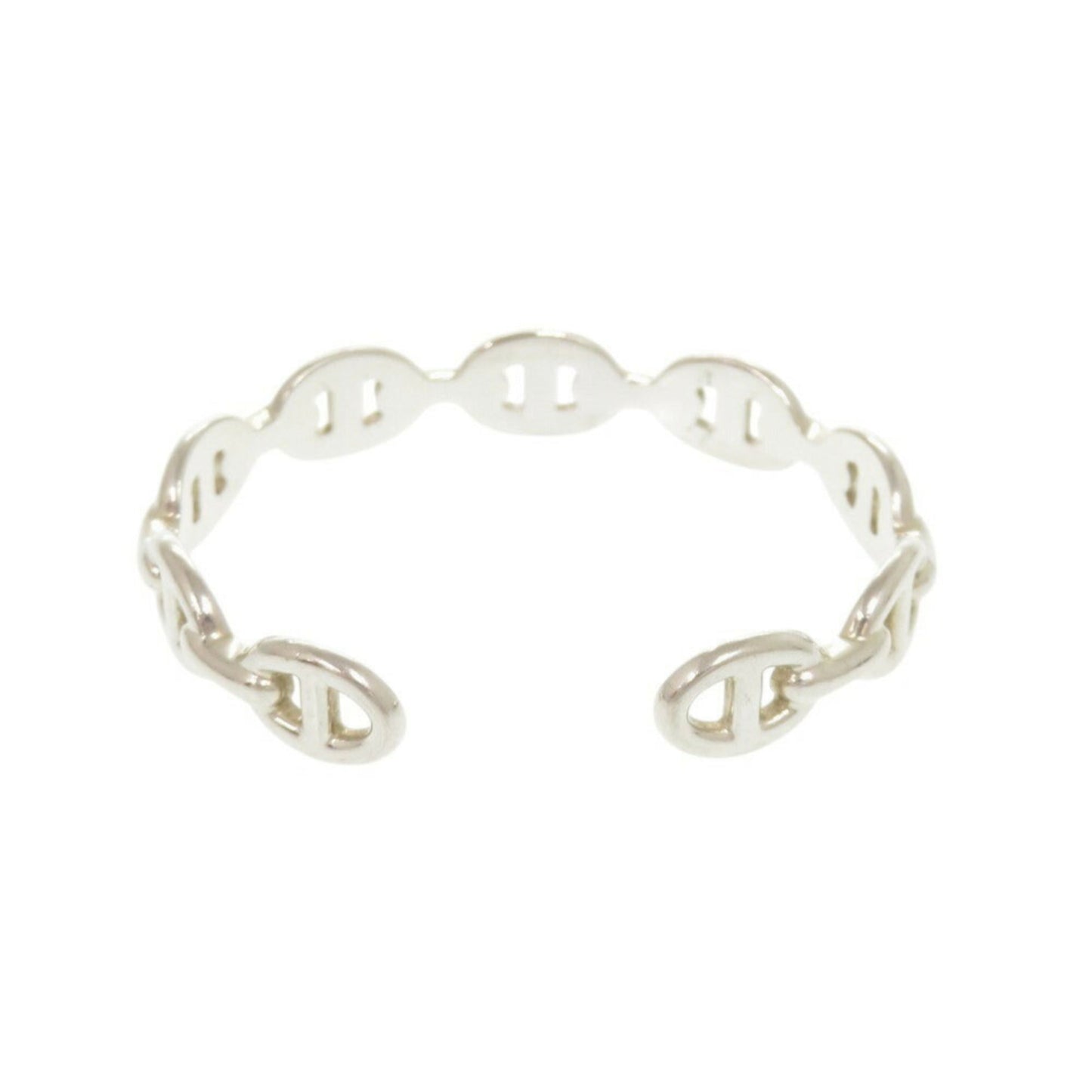 Hermes Chaine d'Ancre Anchaine SH Silver 925 Bangle Bracelet 1040HERMES