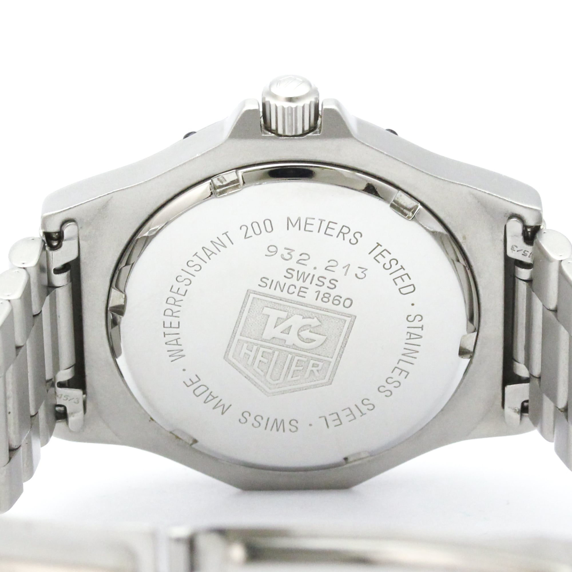 TAG HEUER 3000 Professional Stainless Steel Quartz Mid Size Watch 932.213 — Good