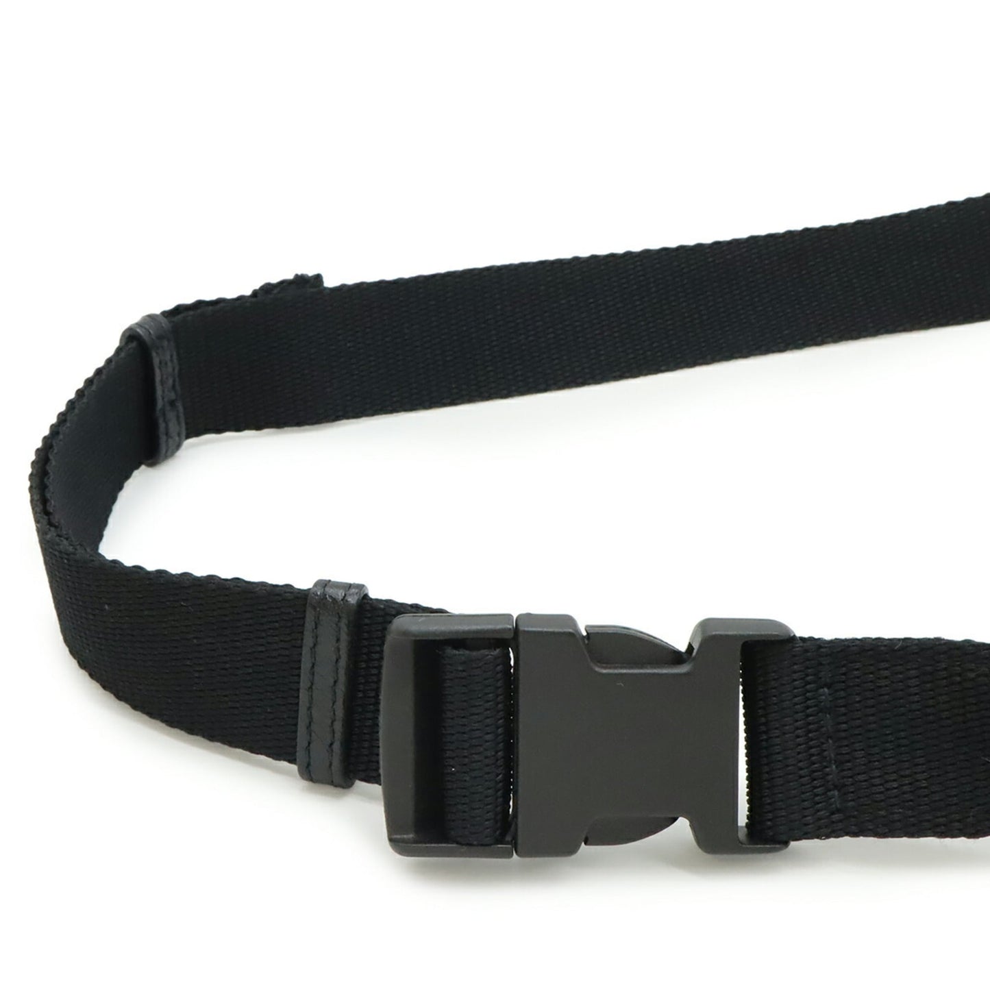 BALENCIAGA Exclusive Line Explorer Belt Bag/Waist Pouch/Body Bag in Black Leather (529550)