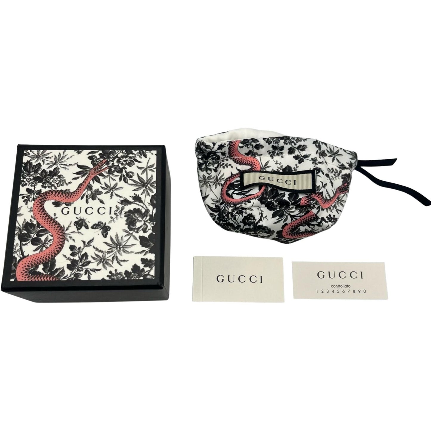 Gucci Interlocking Ring, 925 Sterling Silver, Men's