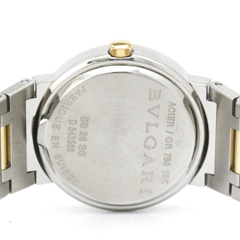 BVLGARI BVLGARI-BVLGARI 18K Gold Steel Ladies Watch BB26SG Polished — Very Good