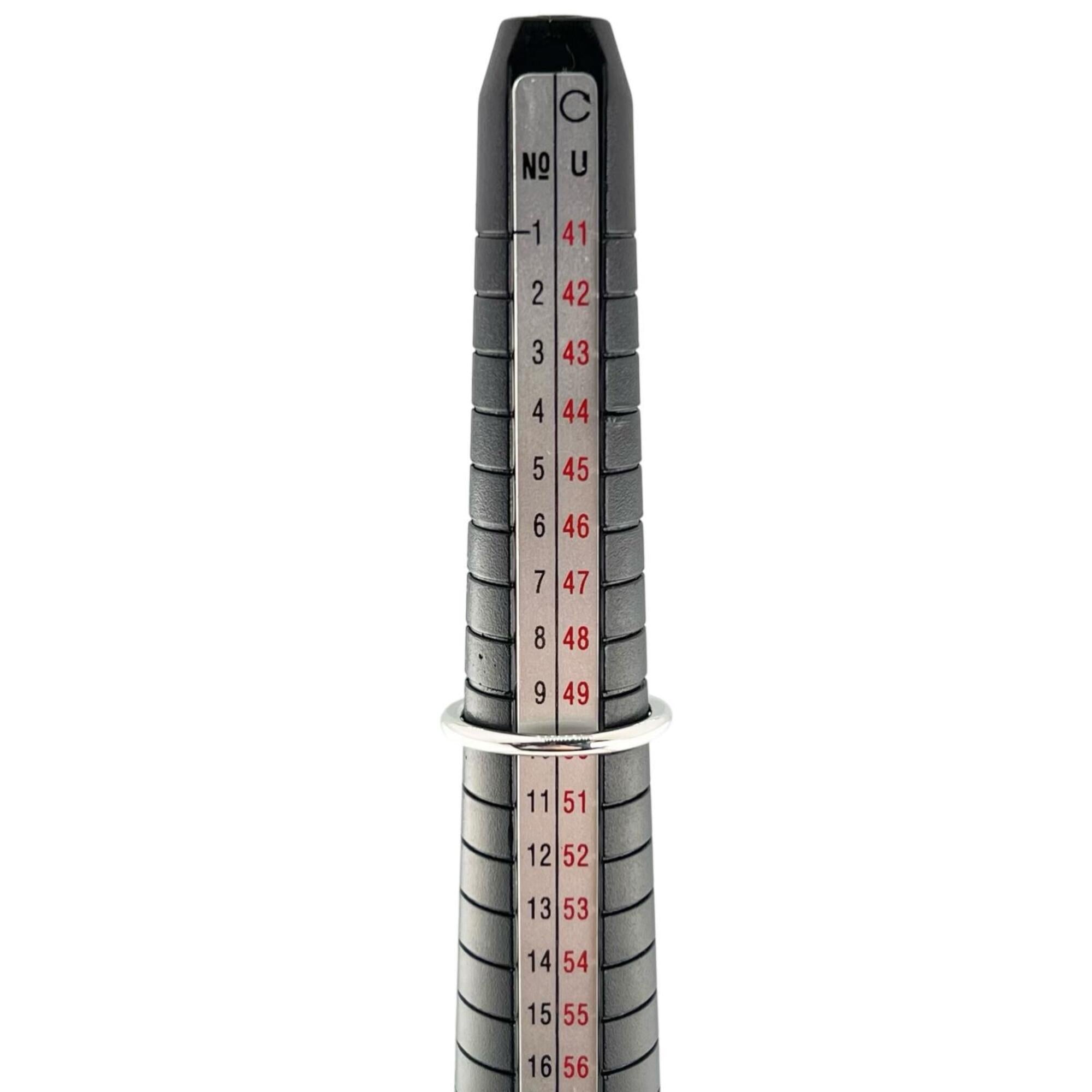 HERMES (Hermes) 2020 Amulette Cadena AG925 Ring, Silver 50, Made in France, Weight 5.5g, Women's — Like New