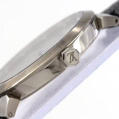 Louis Vuitton Tambour Slim Monogram Q1DM0 SS Quartz Watch — Good