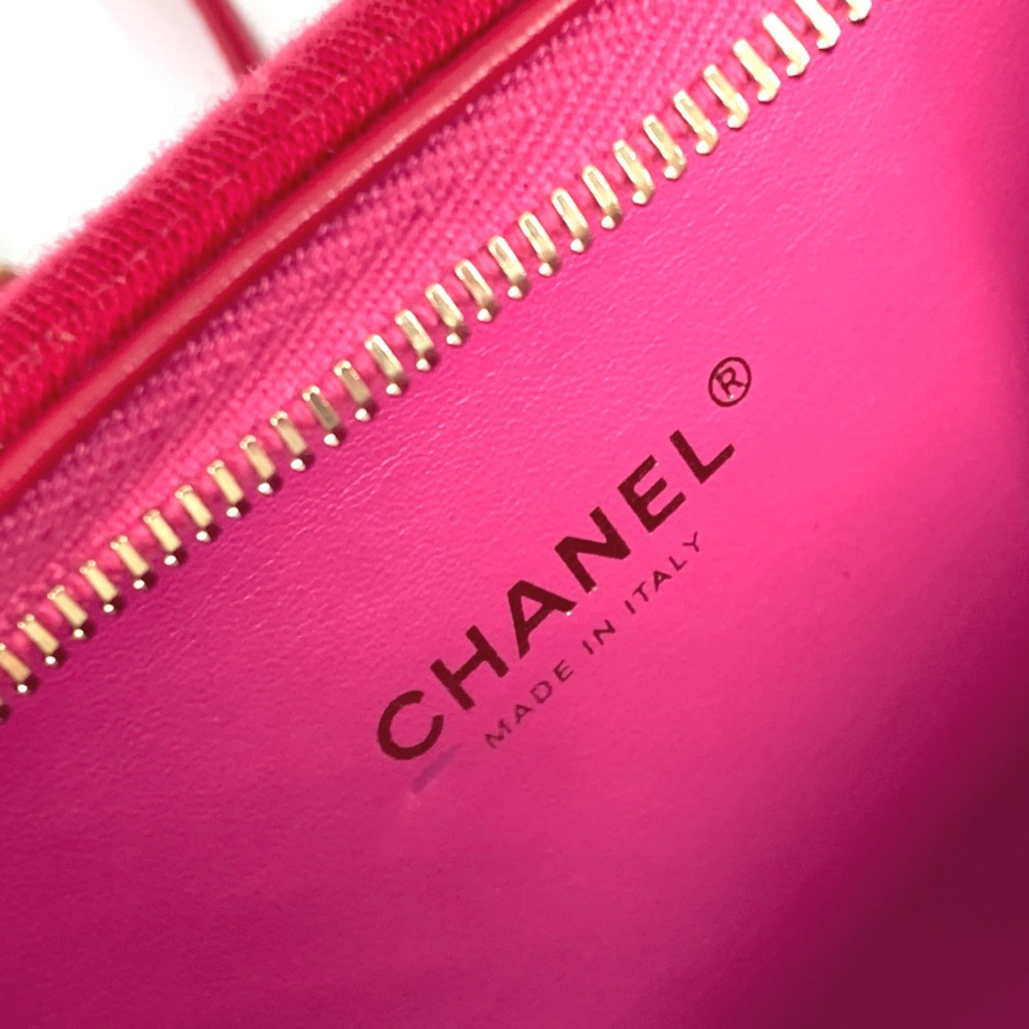 Chanel CC Mark Crossbody 2WAY bag Chain Shoulder Bag Red Orange — Like New