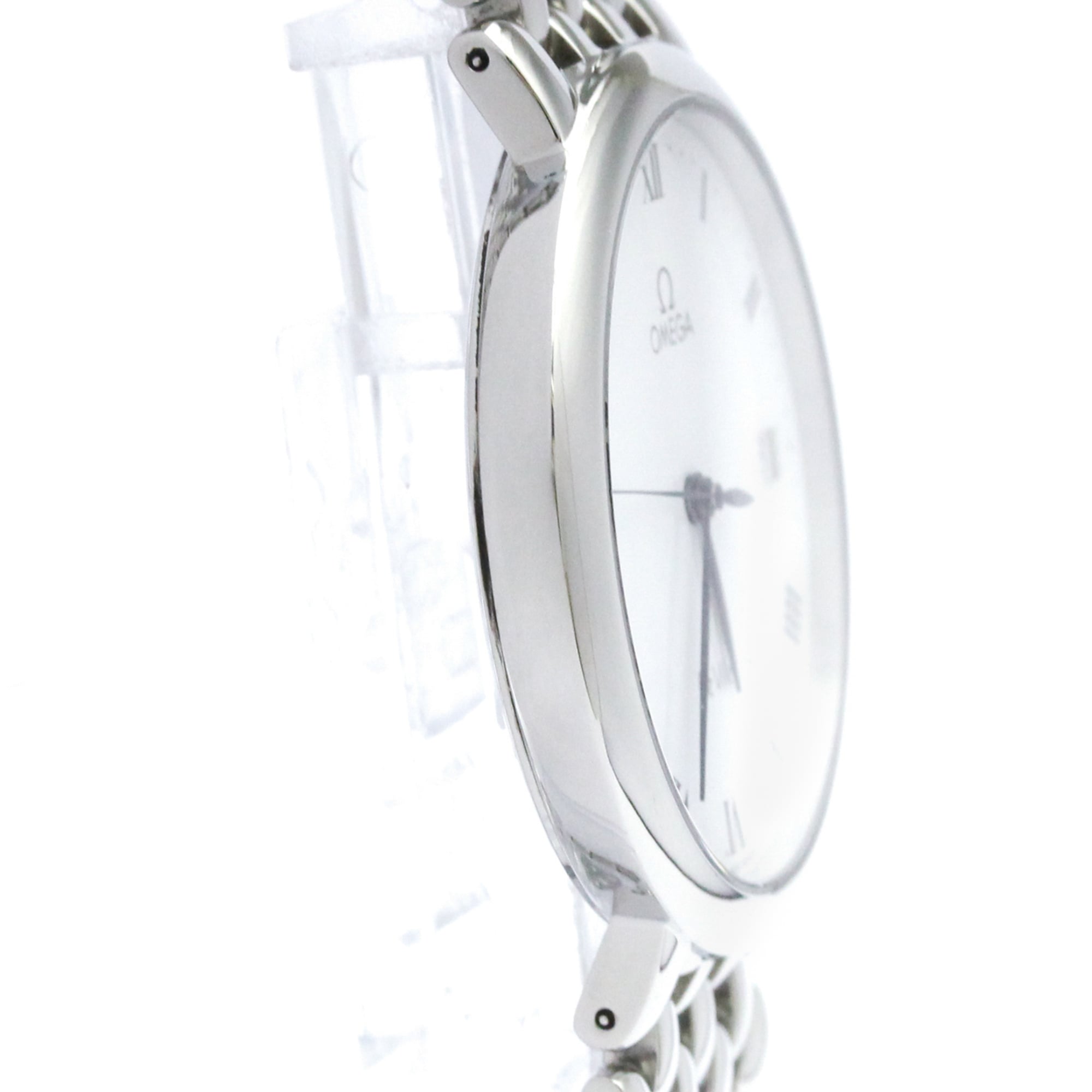 OMEGA De Ville Quartz Stainless Steel Mens Watch 7520.23 Polished — Very Good