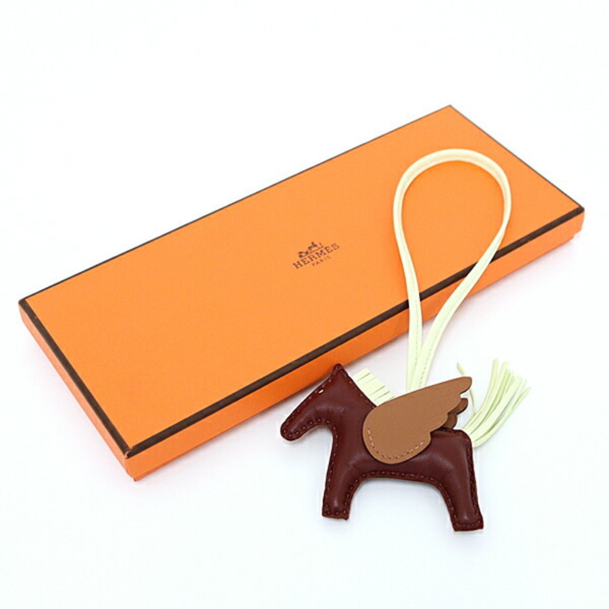 HERMES Rodeo Pegasus PM Rouge Ash/Jaune Milton/Gold Anjou Milo/Swift Unused F-04650 — New - Store Return