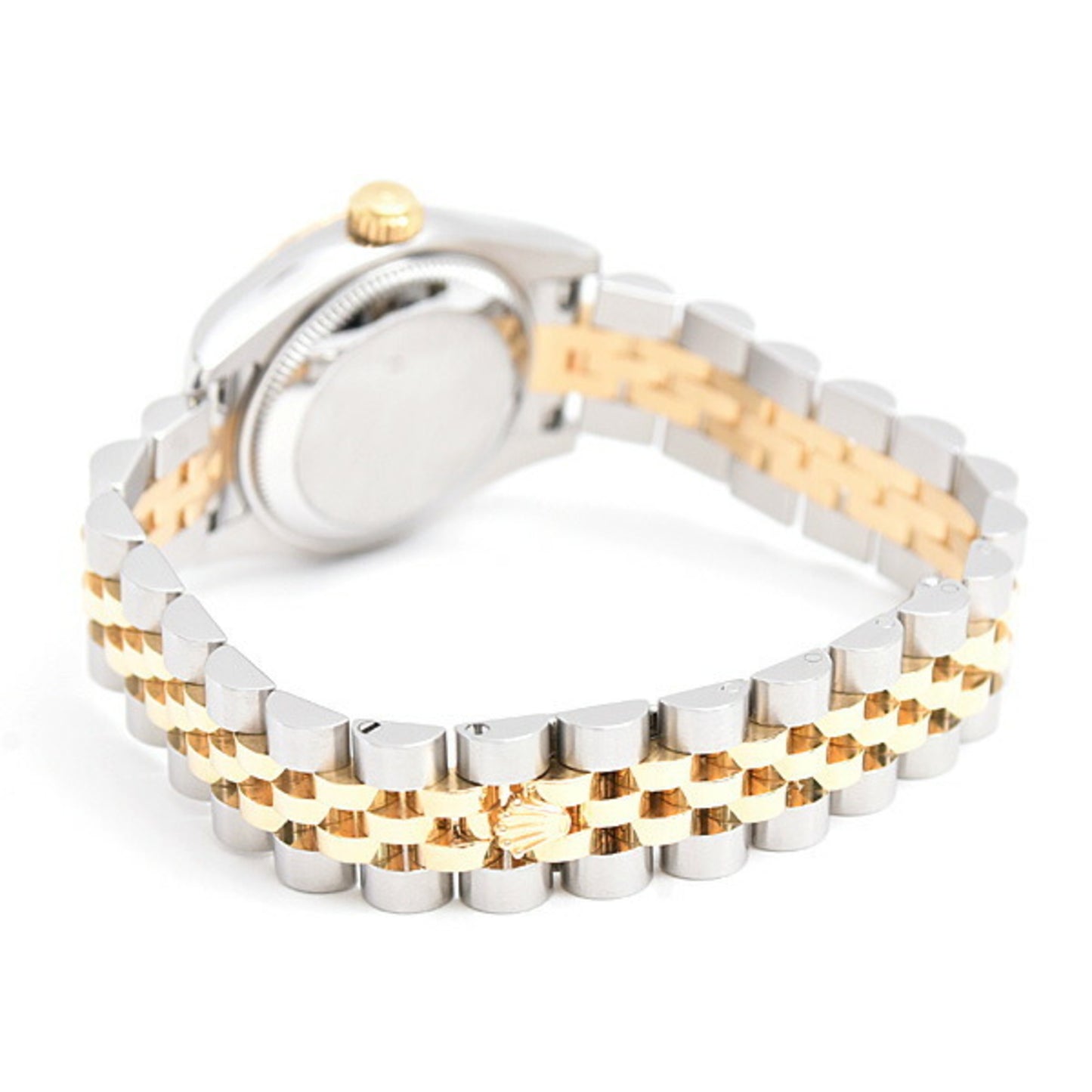 Rolex Women's Datejust 10P Automatic Watch with Random Gold Crystal Dial, Stainless Steel and Yellow Gold, Model 179173G