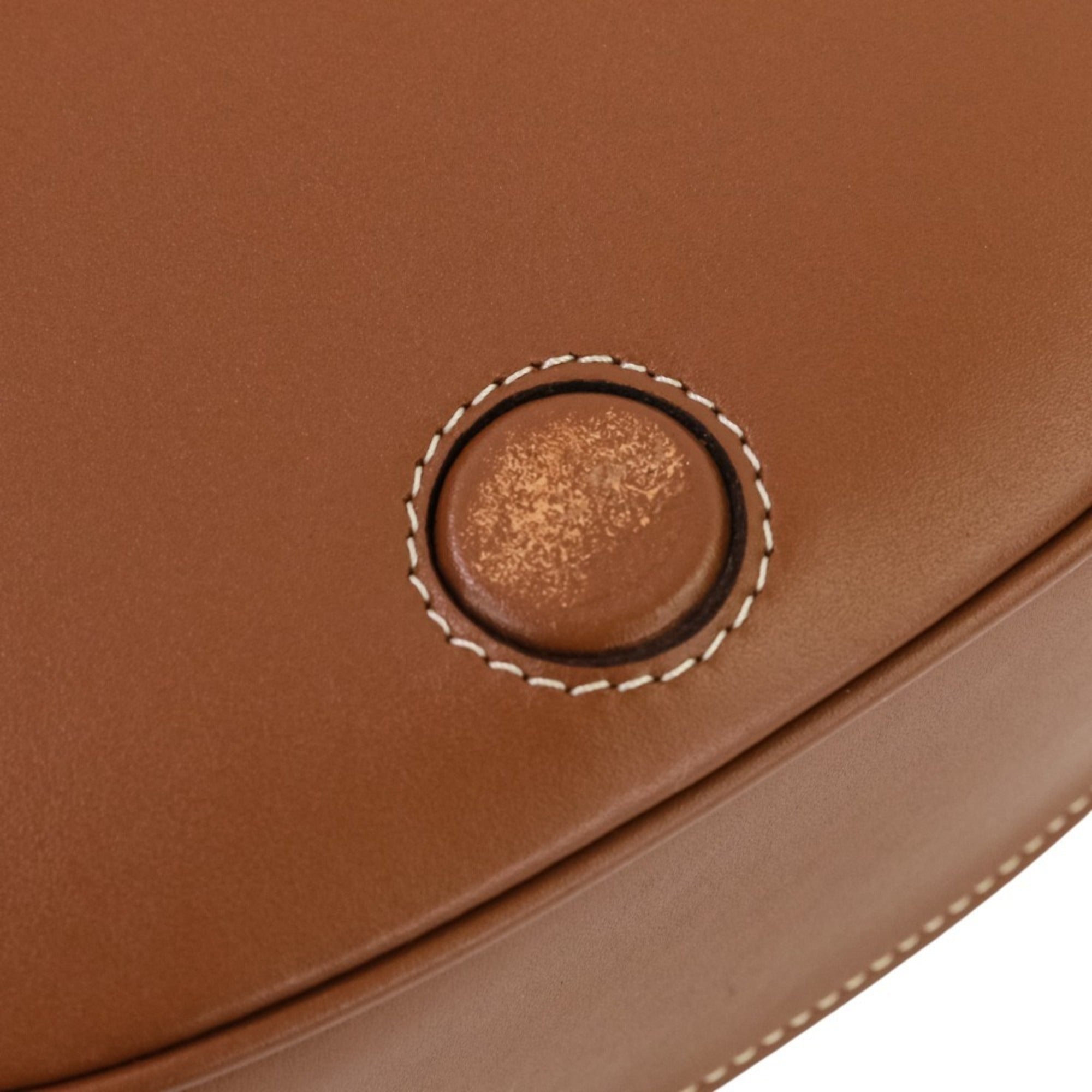 CELINE Folco Cuir Triomphe Shoulder Bag, Brown, Women's, Luxs, Pre-owned Brands — Like New