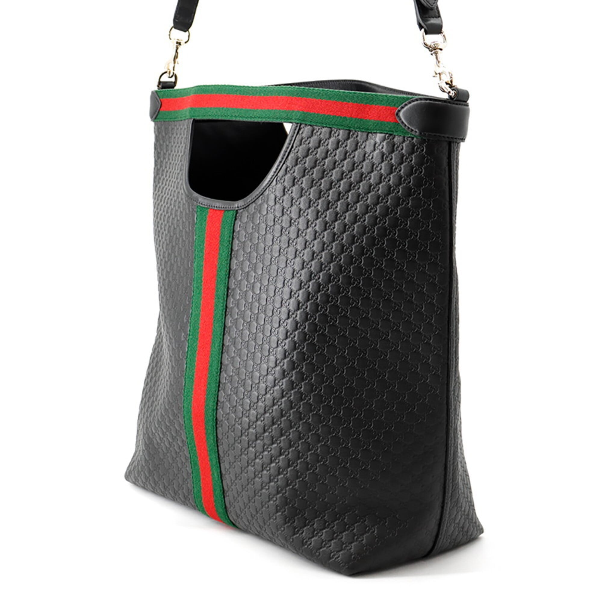 Gucci Ophidia Tote Bag, GG Embossed Leather, 865452, GUCCI Web Japan Limited Edition, Black, Handbag for Men — Like New