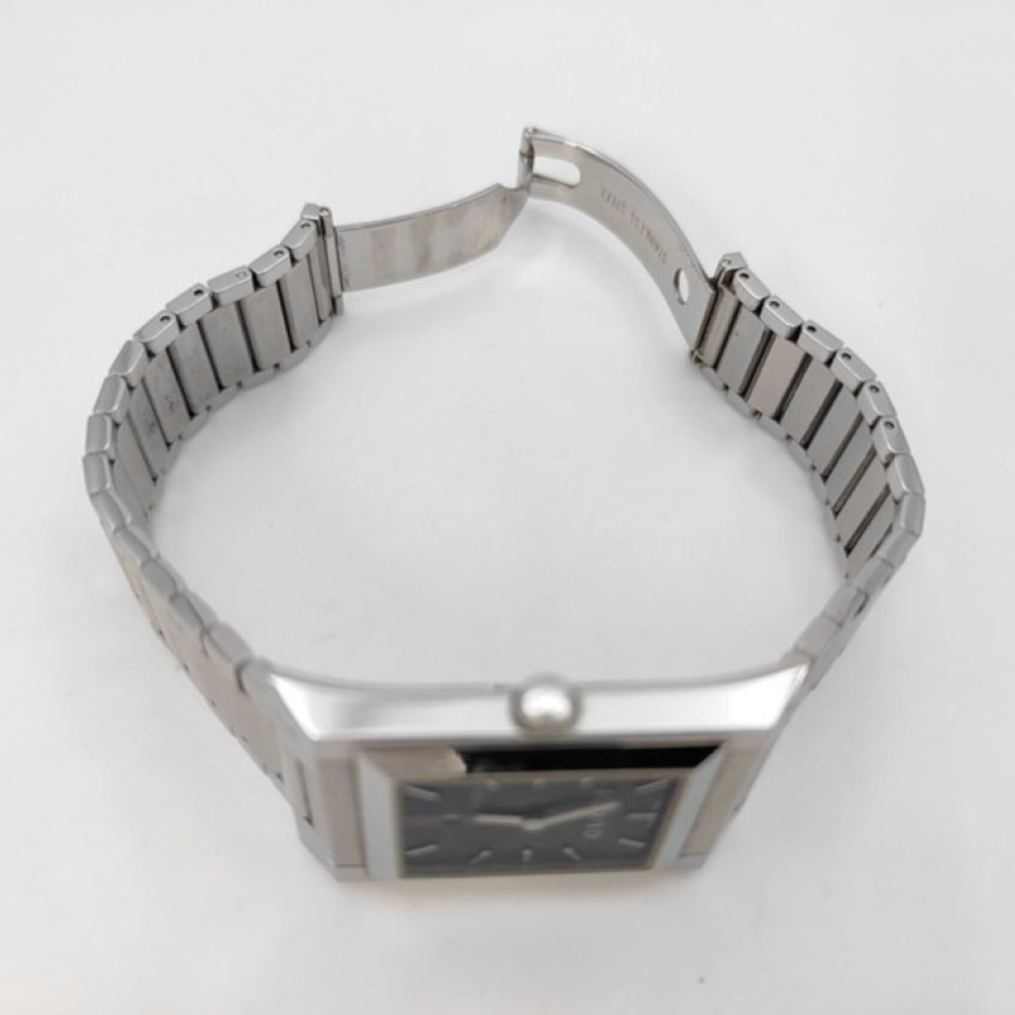 GUCCI watch 111M Blue Silver Stainless Steel Men's — Good