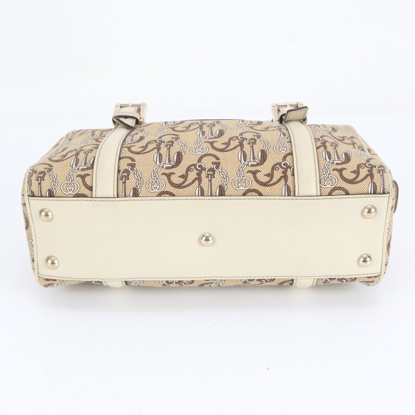 Gucci Interlocking G Mini Boston Bag 170009 Leather Tote Shoulder Handbag Women's