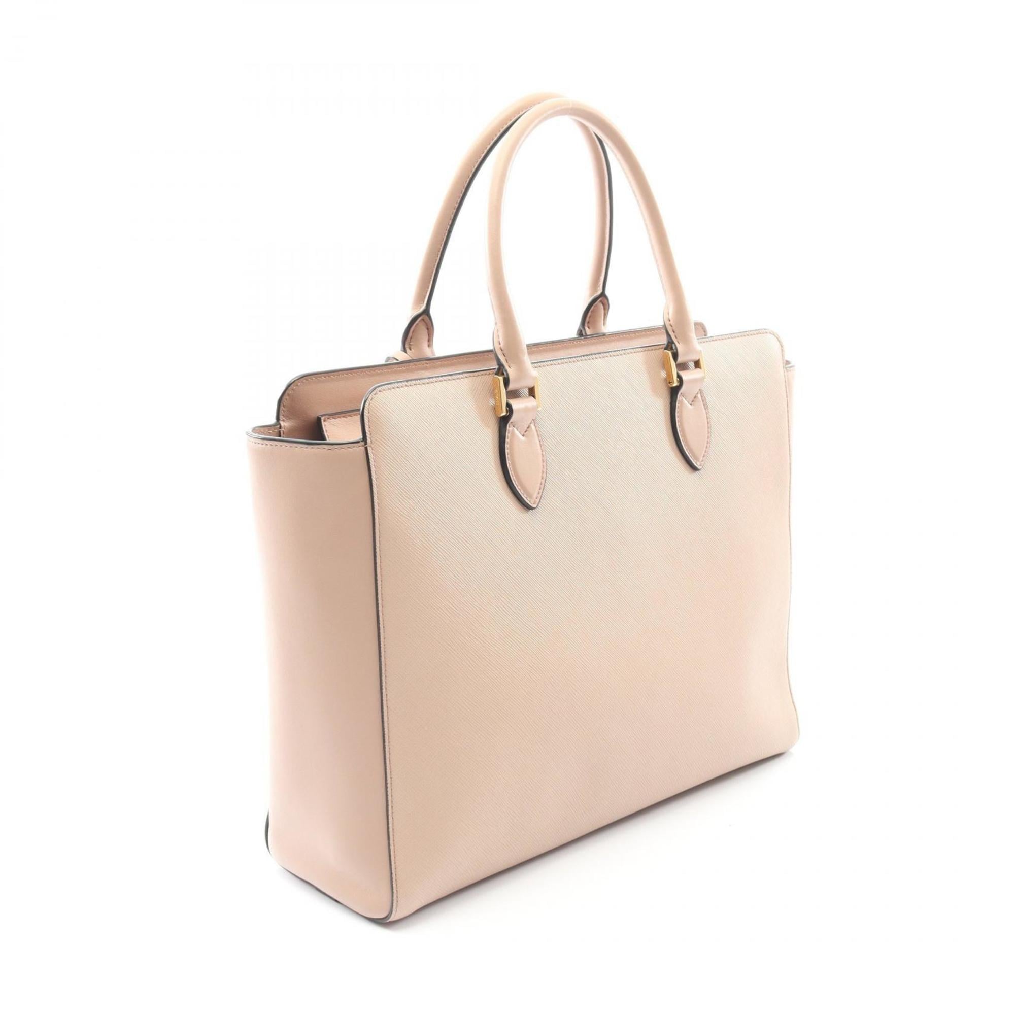 Prada Saffiano Leather Tote Bag for Women in Pink