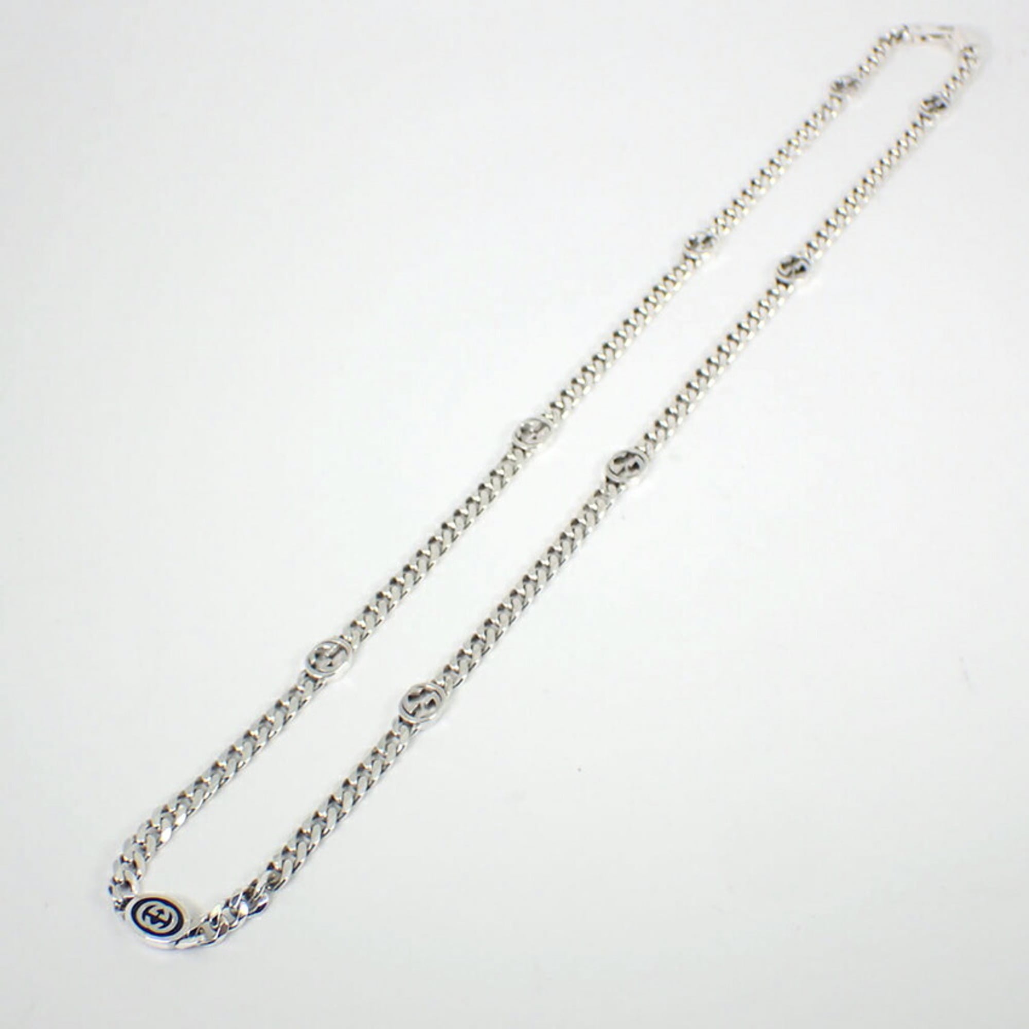 GUCCI 925 Interlocking G Pendant Necklace — Like New
