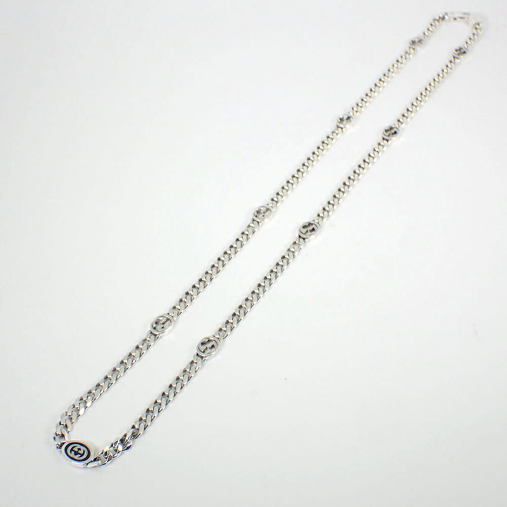 GUCCI 925 Interlocking G Pendant Necklace — Like New