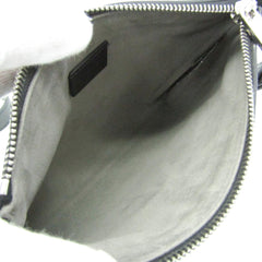 Fendi 7N0146 Women,Men Leather Shoulder Bag Black — Like New