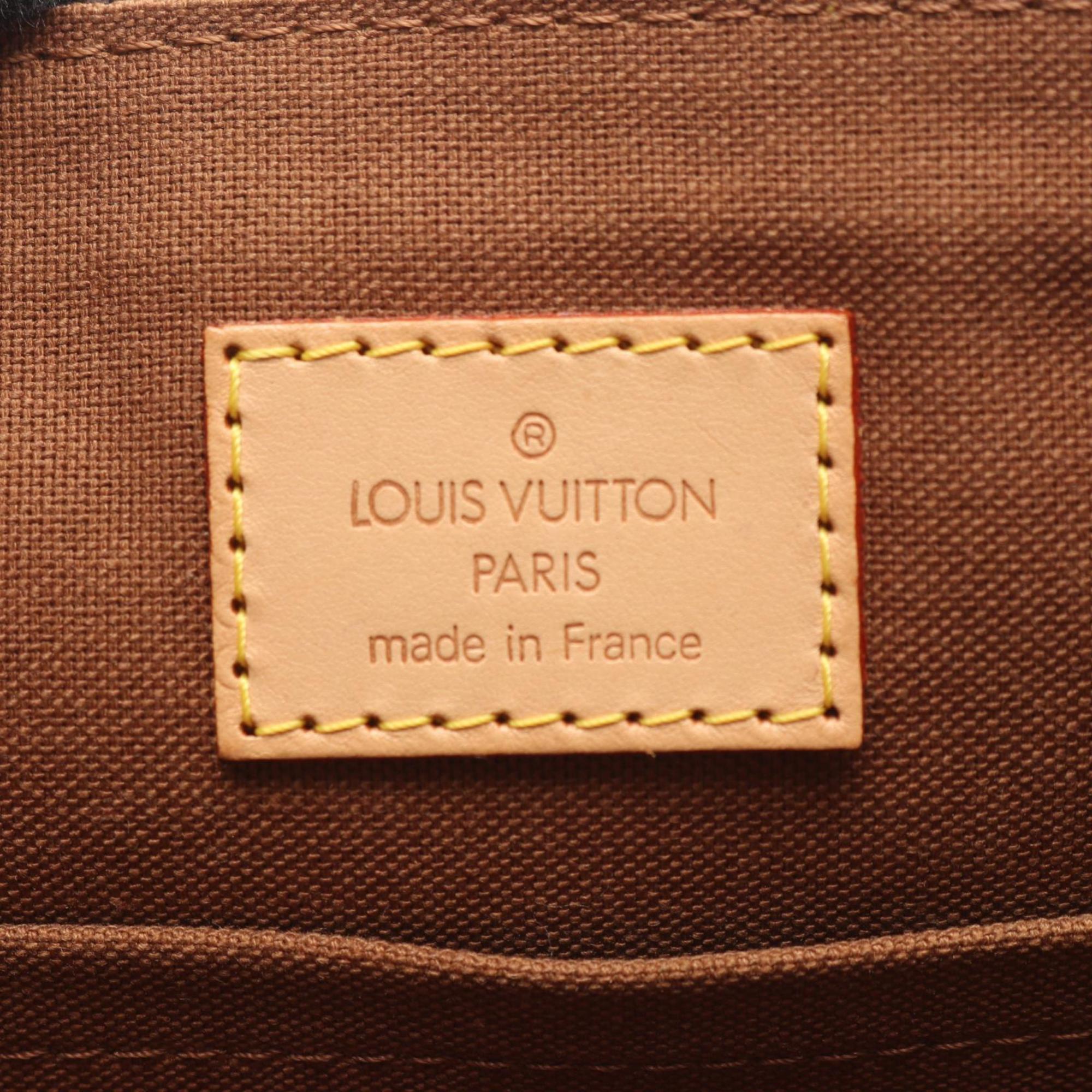 Louis Vuitton Popincourt Au Tote Bag, Coated Canvas and Leather, Monogram, Women's, Brown, M40007
