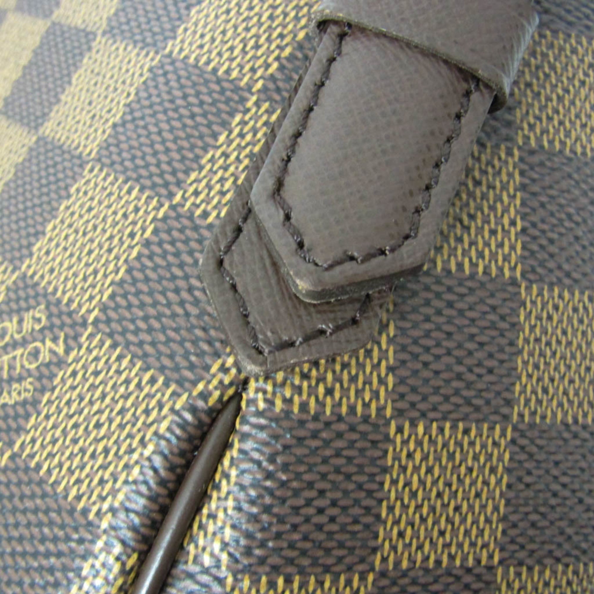 Louis Vuitton Damier Belem MM N51174 Women's Shoulder Bag Brown,Ebene — Like New